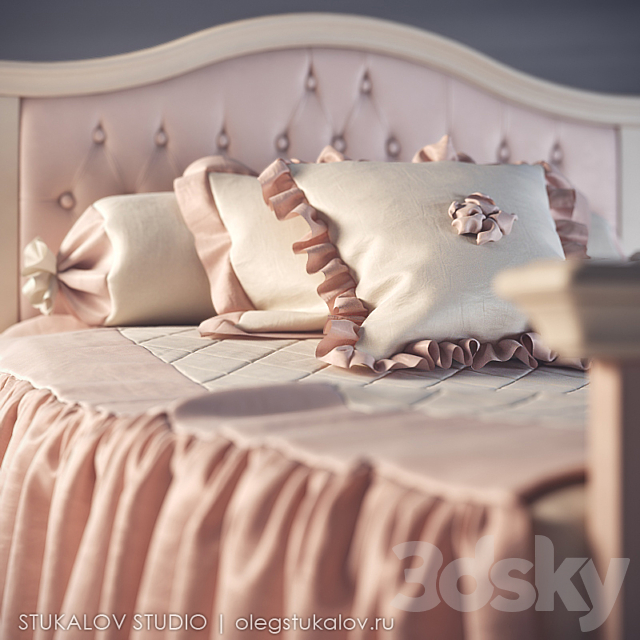 Bed Ferretti & Ferretti 3DSMax File - thumbnail 2