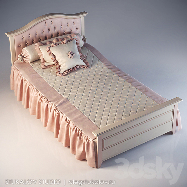 Bed Ferretti & Ferretti 3DSMax File - thumbnail 3