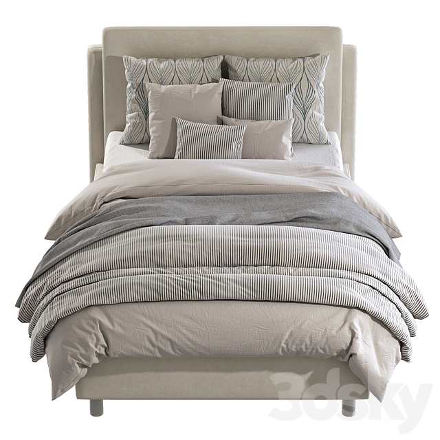 Bed Frick Basso _ Twils 2 3DS Max Model - thumbnail 2