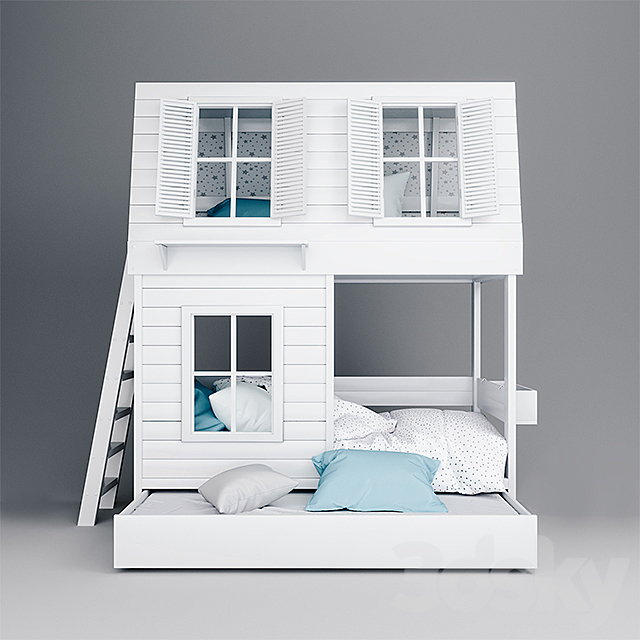 Bed-house factory “Bukvud” 3DSMax File - thumbnail 1