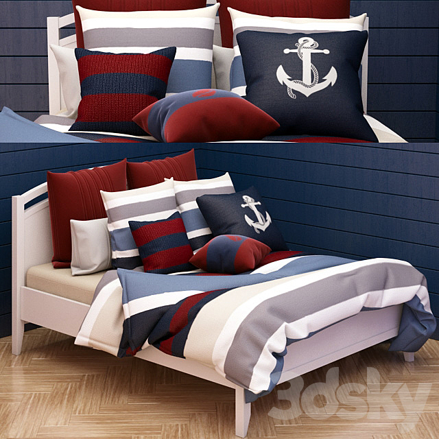 Bed “Katarina” 3DSMax File - thumbnail 1