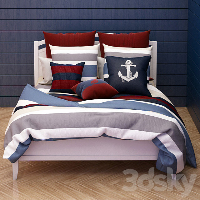 Bed “Katarina” 3DSMax File - thumbnail 2