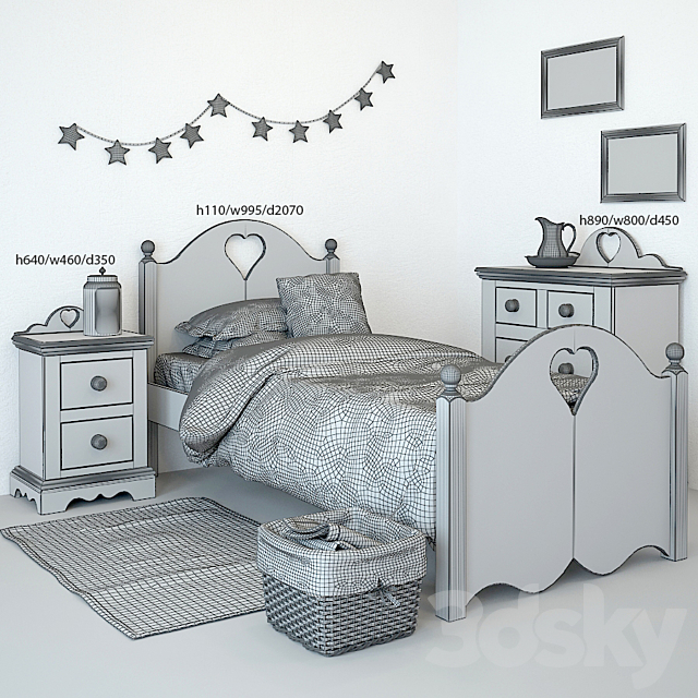 Bed Looby Lou 3DSMax File - thumbnail 3