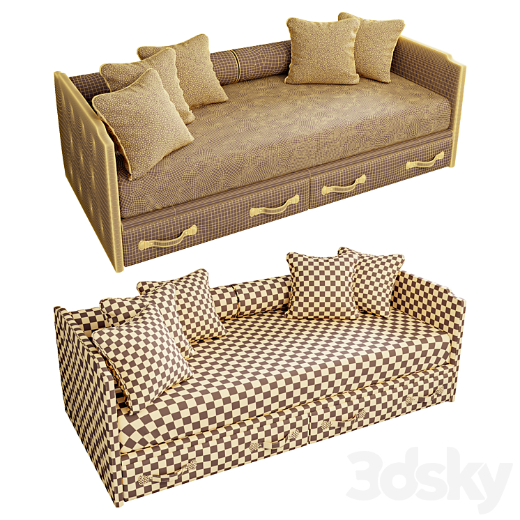 Bed Manifesto Valigia Yellow 01 YOU 3DS Max - thumbnail 2