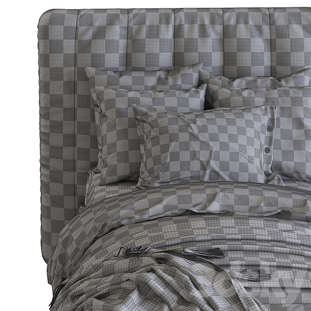 Bed RH Modena Bed 2 3DSMax File - thumbnail 5