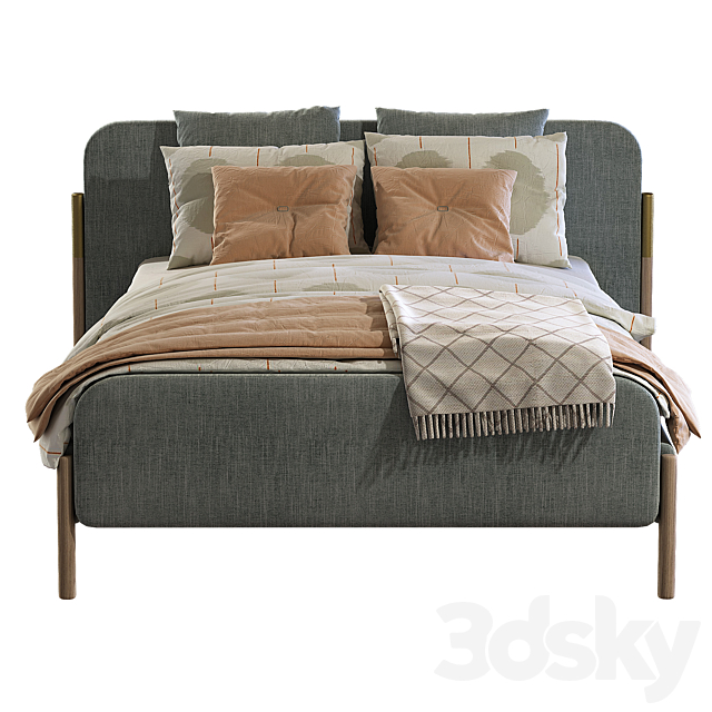 Bed sofa FLAG _ Bolzan Letti 2 3DS Max Model - thumbnail 3