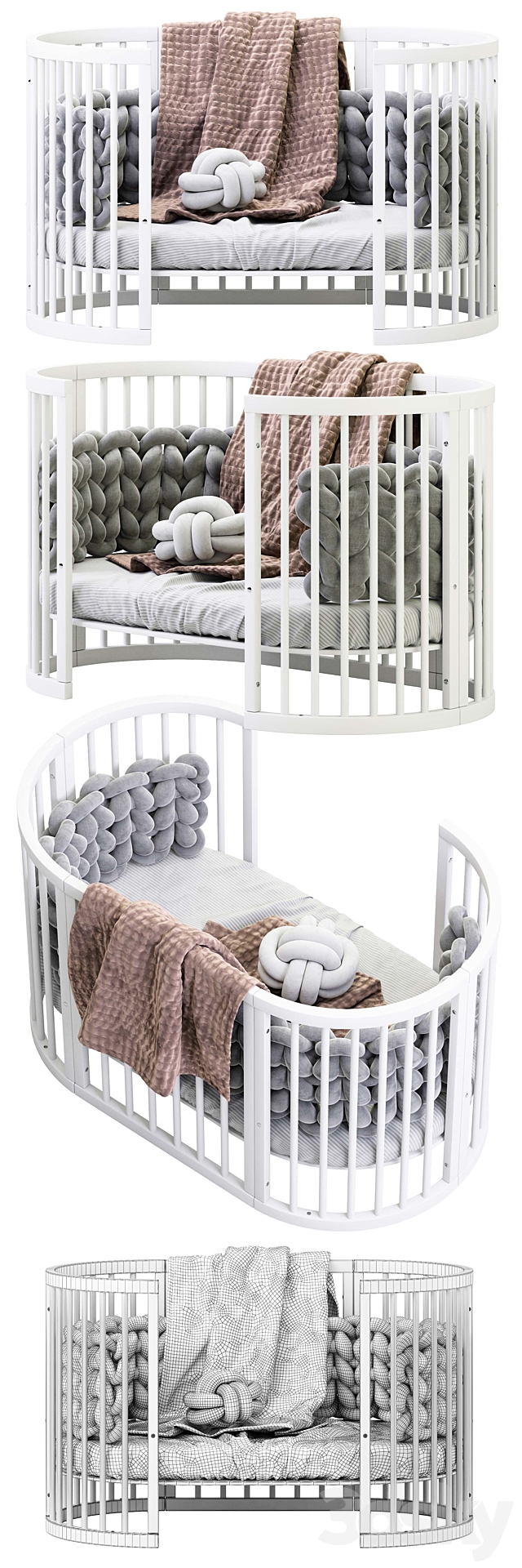 bed Stokke Sleepi 3DSMax File - thumbnail 3