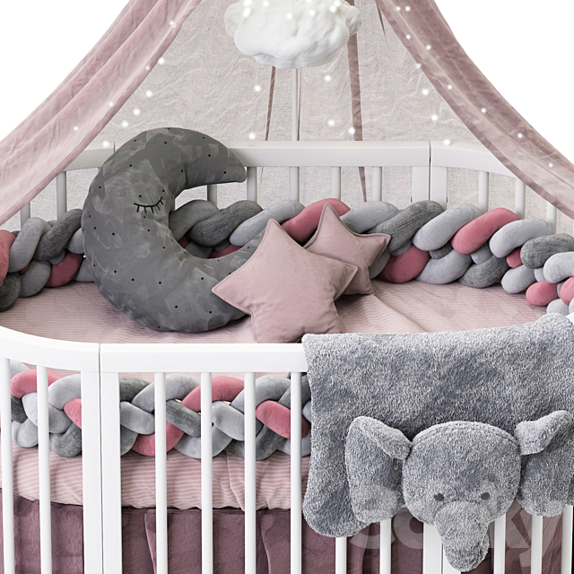 bed Stokke Sleepi 3DSMax File - thumbnail 4