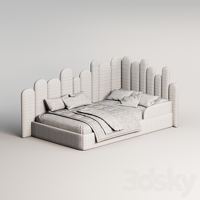 Bed Vita by livemaster 3DS Max Model - thumbnail 4