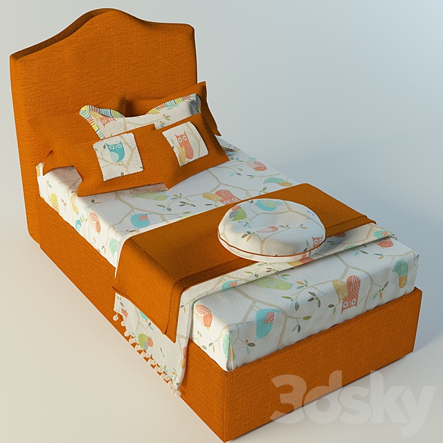 Bed YOUNG factory Piermaria (Permariya) 3ds Max - thumbnail 1