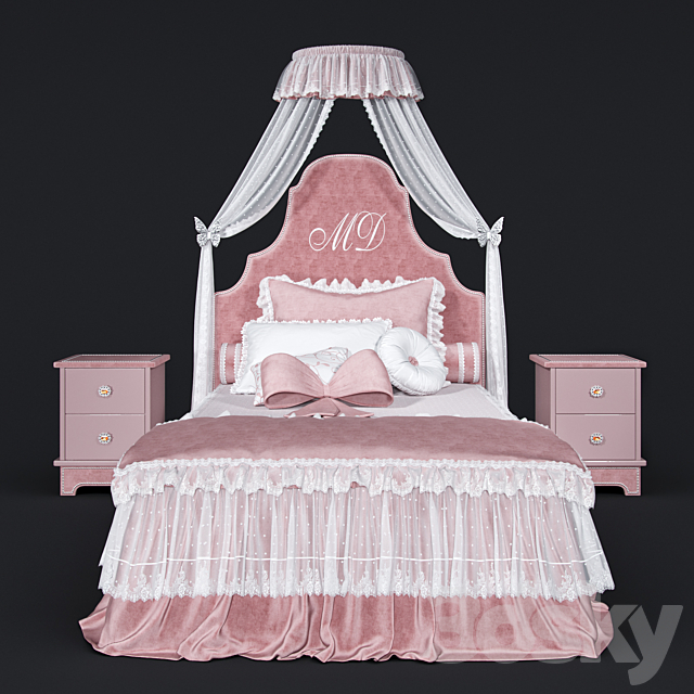 Bed_Dolfi_DORIS 3DSMax File - thumbnail 2