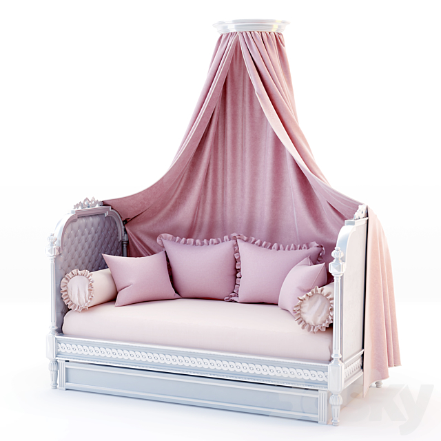 bed_kinder 3ds Max - thumbnail 1