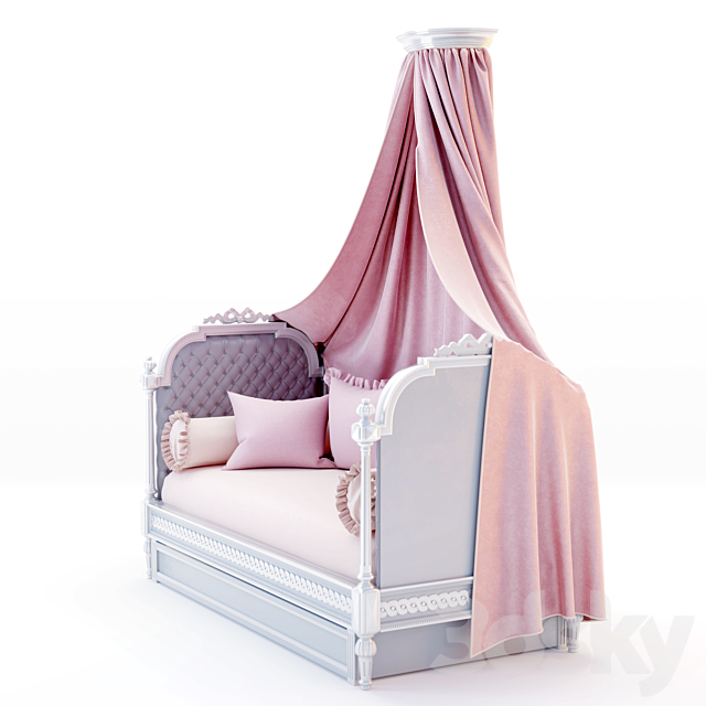 bed_kinder 3ds Max - thumbnail 2