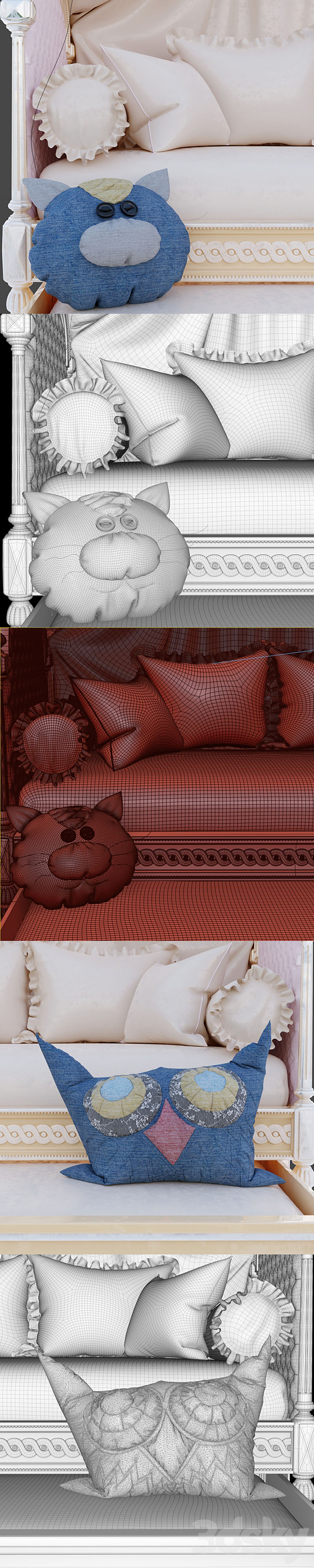 bed_kinder2 3ds Max - thumbnail 3