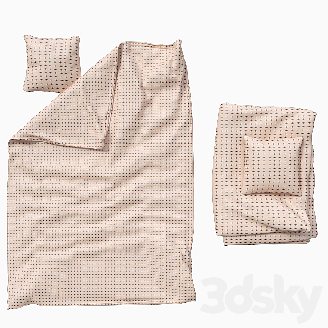 bedclothes 3ds Max - thumbnail 1