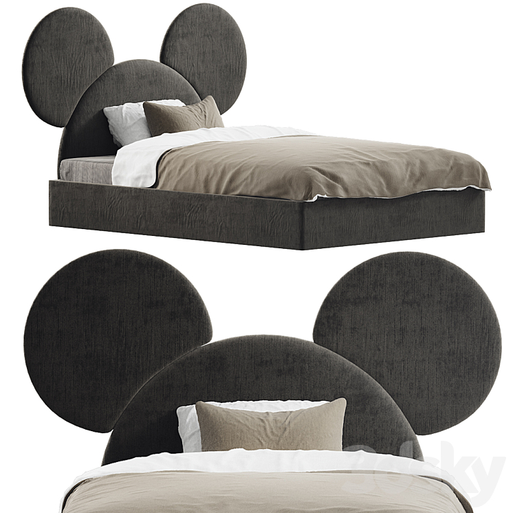 Bedroom MICKEY 3DS Max Model - thumbnail 1