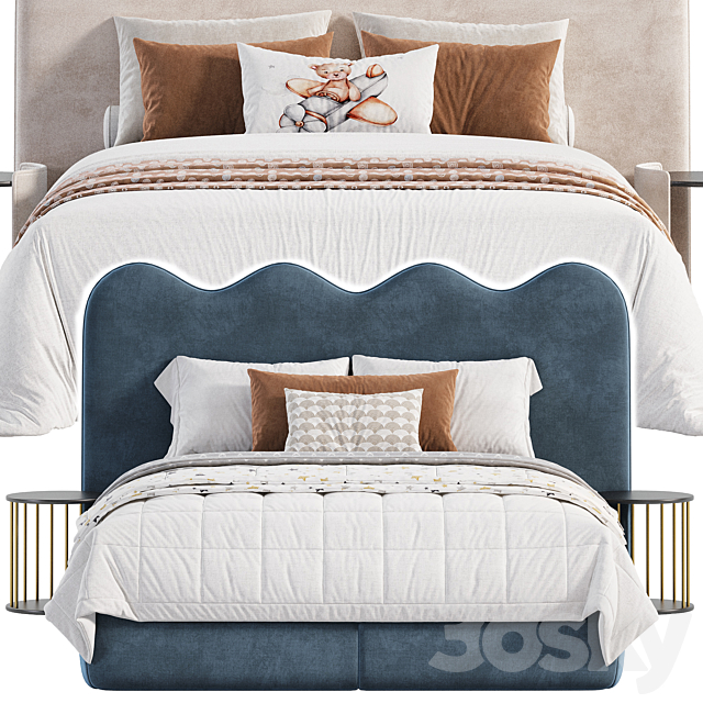 Betty bed By Achomestore 3DS Max Model - thumbnail 4