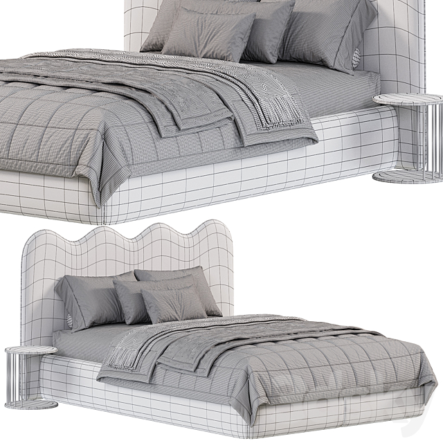 Betty bed By Achomestore 3DS Max Model - thumbnail 5