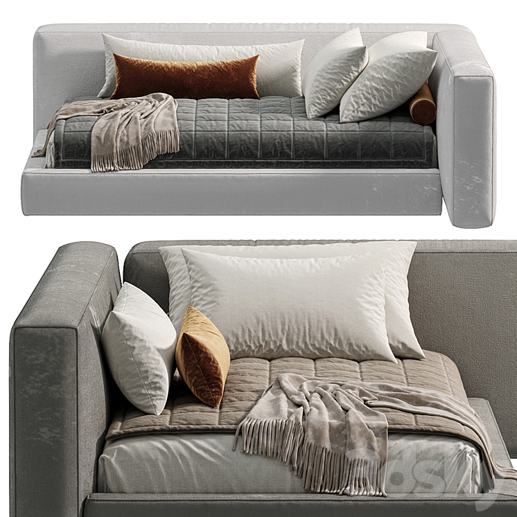 BOCA MINI BED 2 3DS Max Model - thumbnail 2