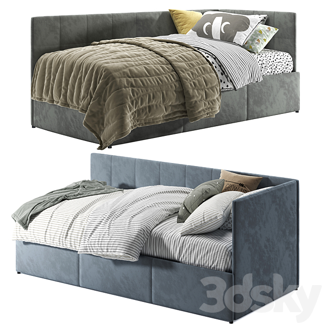 Bon corner bed 3DSMax File - thumbnail 2