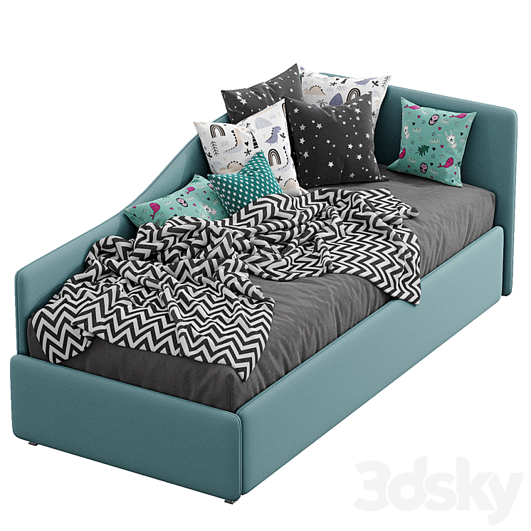 Bonaldo Single beds Titti 1 3DS Max - thumbnail 2