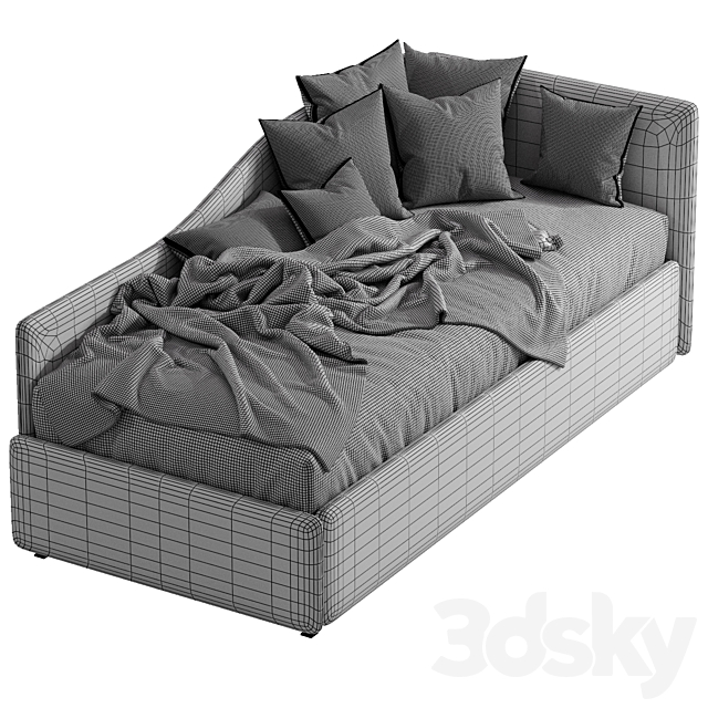 Bonaldo Single beds Titti 1 3DSMax File - thumbnail 5