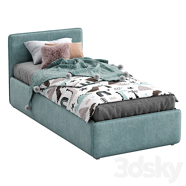 Bonaldo Single beds Titti 3 3DSMax File - thumbnail 3