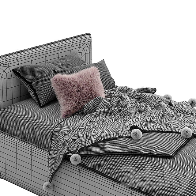 Bonaldo Single beds Titti 3 3DSMax File - thumbnail 5