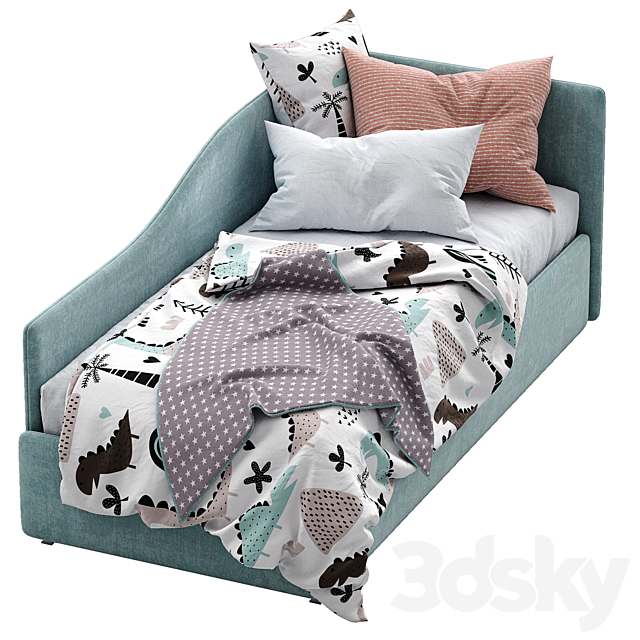 Bonaldo Single beds Titti 4 3DSMax File - thumbnail 4