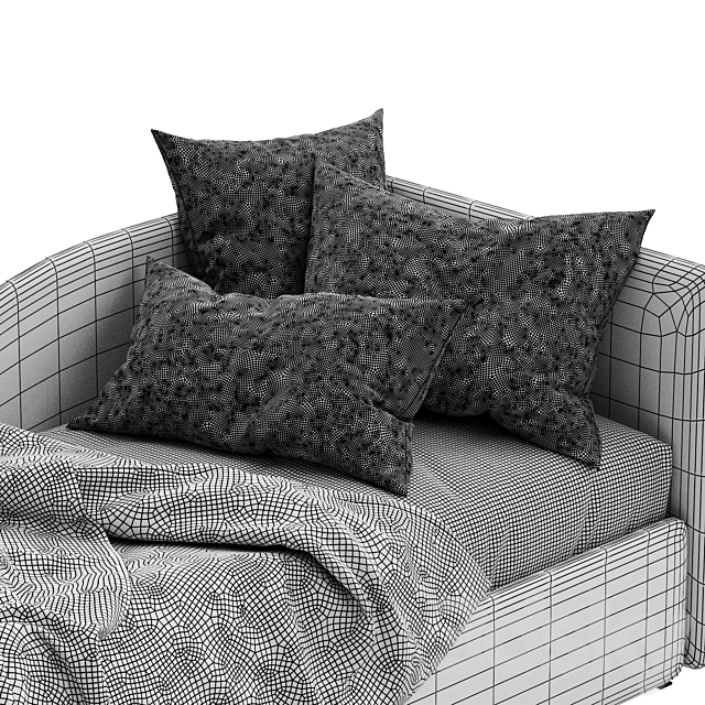 Bonaldo Single beds Titti 4 3DSMax File - thumbnail 5