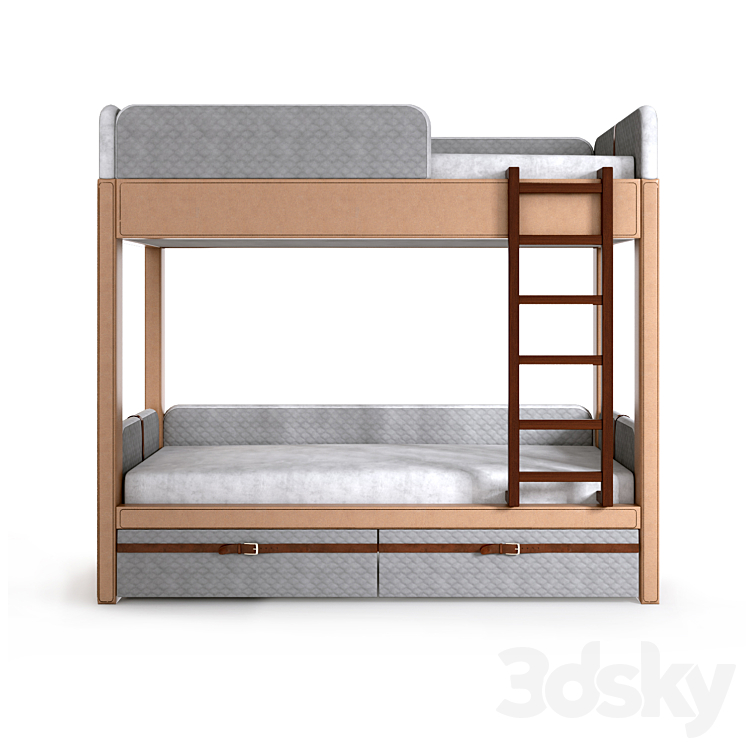 Brothers Bunk Bed 3DS Max - thumbnail 2