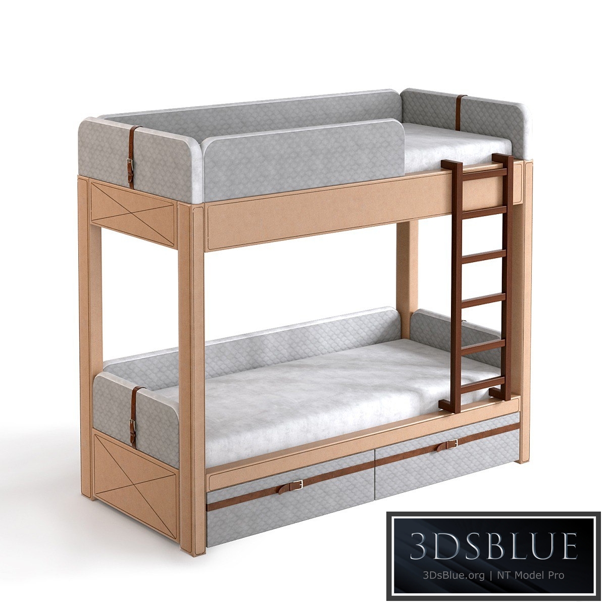 Brothers Bunk Bed 3DS Max - thumbnail 3