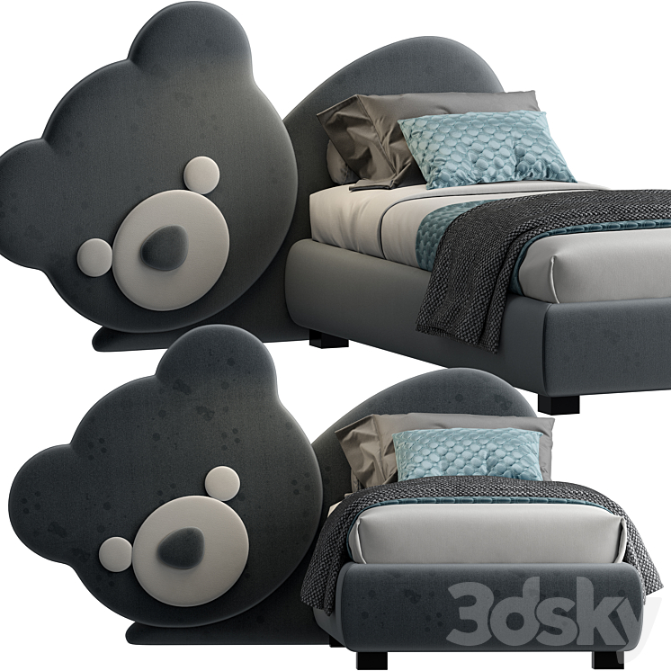 Bside_Ted bed 3DS Max - thumbnail 1