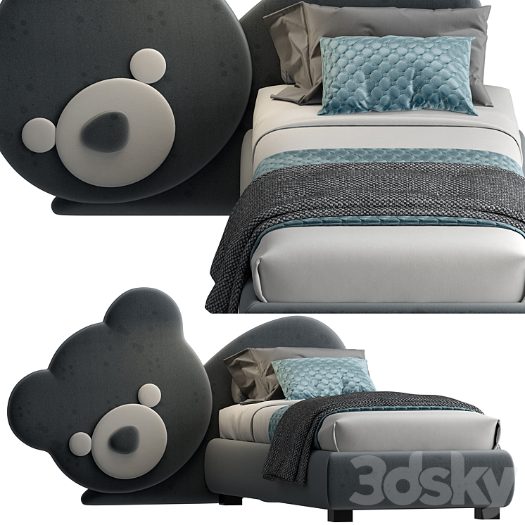 Bside_Ted bed 3DS Max - thumbnail 2