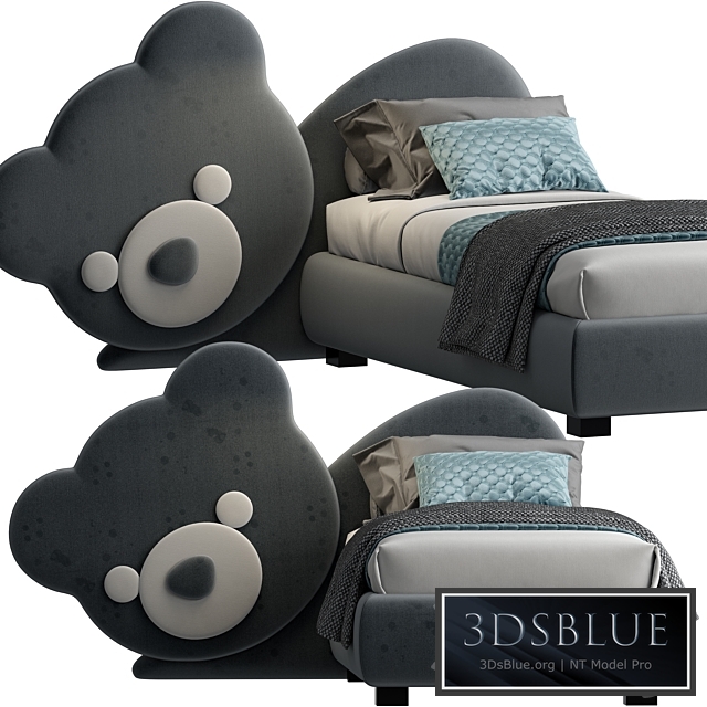 Bside_Ted bed 3DS Max - thumbnail 3