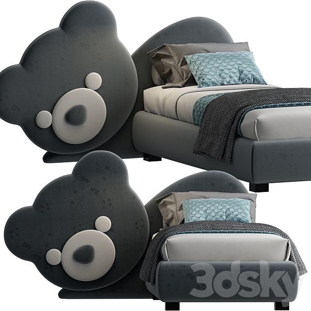 Bside_Ted bed 3DSMax File - thumbnail 1