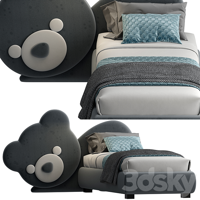 Bside_Ted bed 3DSMax File - thumbnail 2