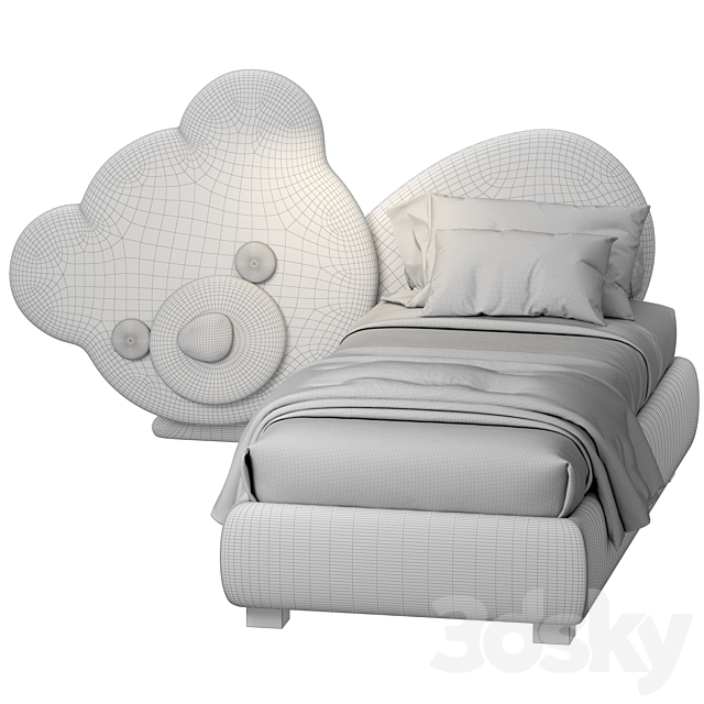 Bside_Ted bed 3DSMax File - thumbnail 3