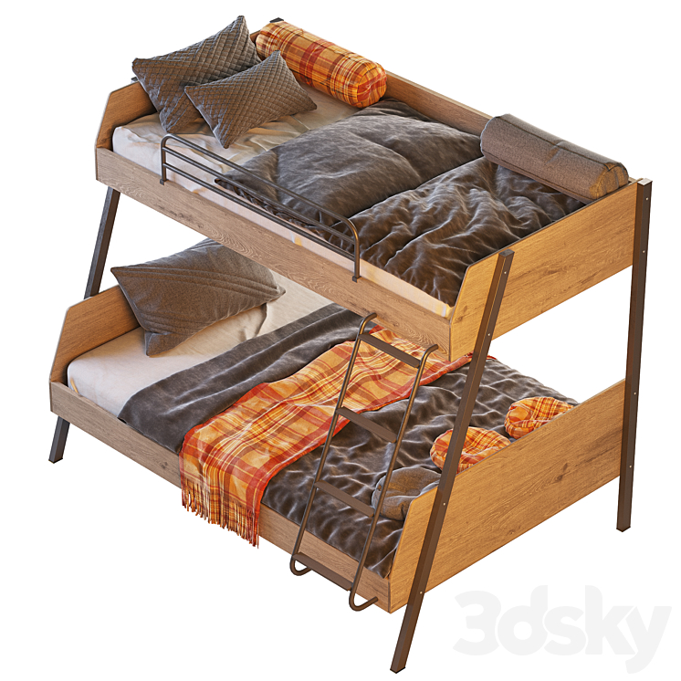 Bunk bed Cilek_Trio 3DS Max - thumbnail 2