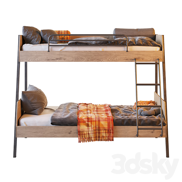 Bunk bed Cilek_Trio 3DSMax File - thumbnail 3