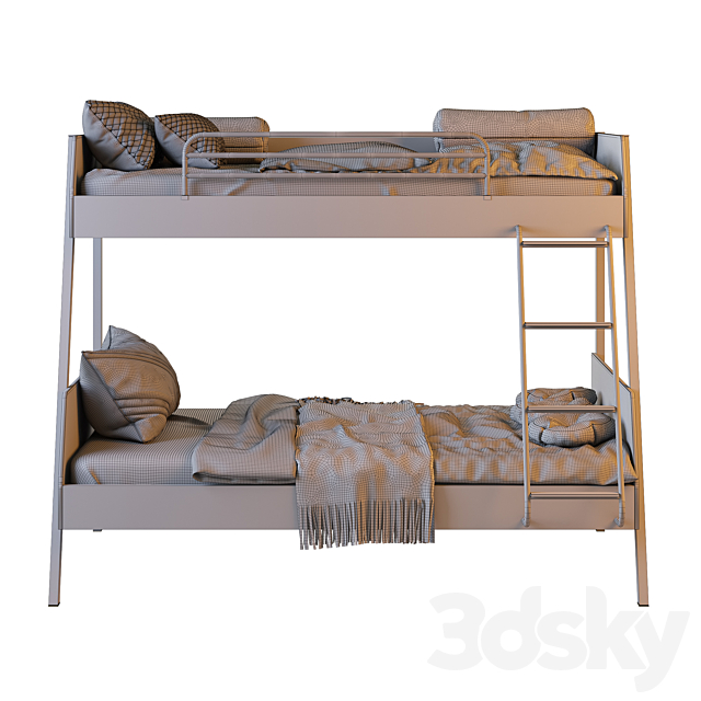 Bunk bed Cilek_Trio 3DSMax File - thumbnail 5