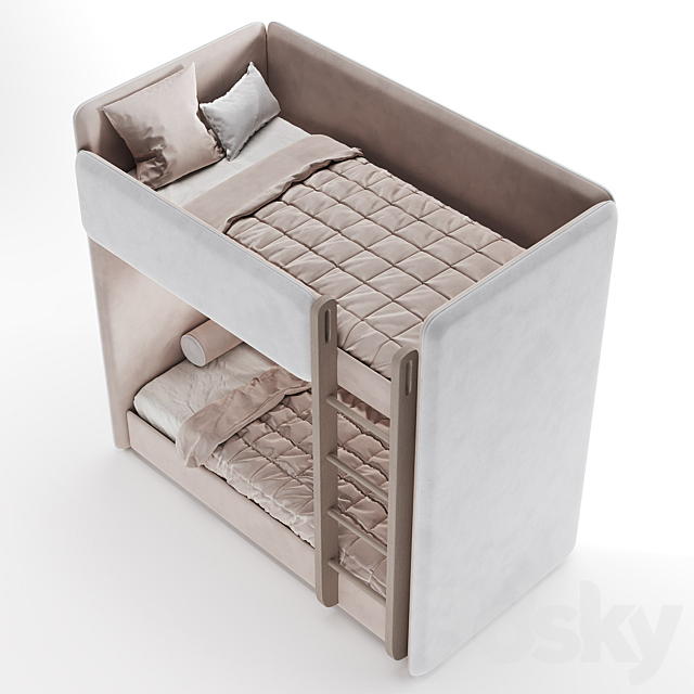 Bunk bed Level-03-11 Gelato 3DS Max Model - thumbnail 3