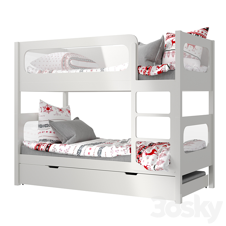 Bunk bed pilha AM.PM 3DS Max - thumbnail 1