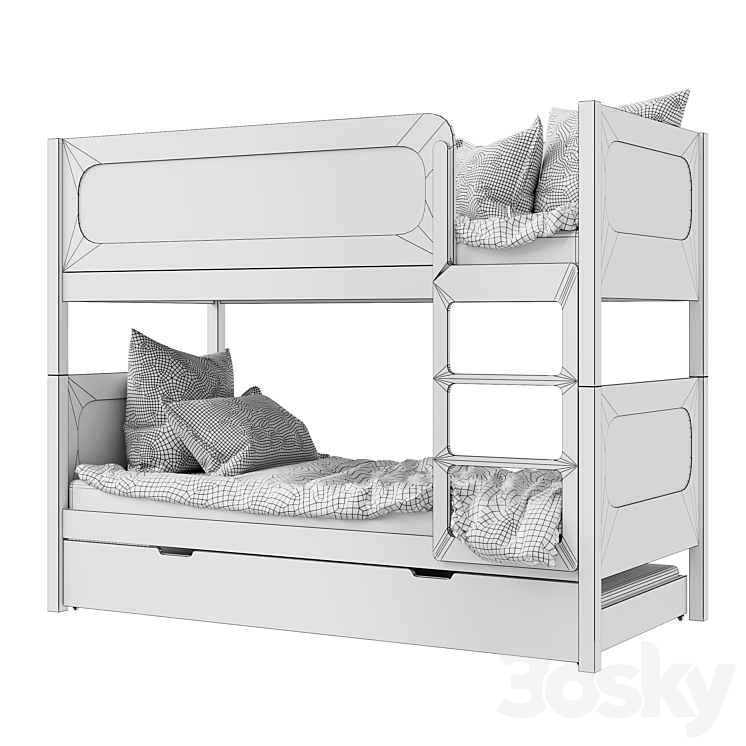 Bunk bed pilha AM.PM 3DS Max - thumbnail 2