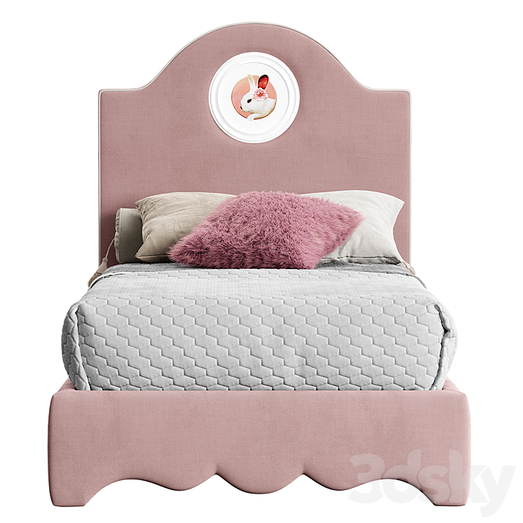 Bunny baby bed Manifesto 3DS Max - thumbnail 2