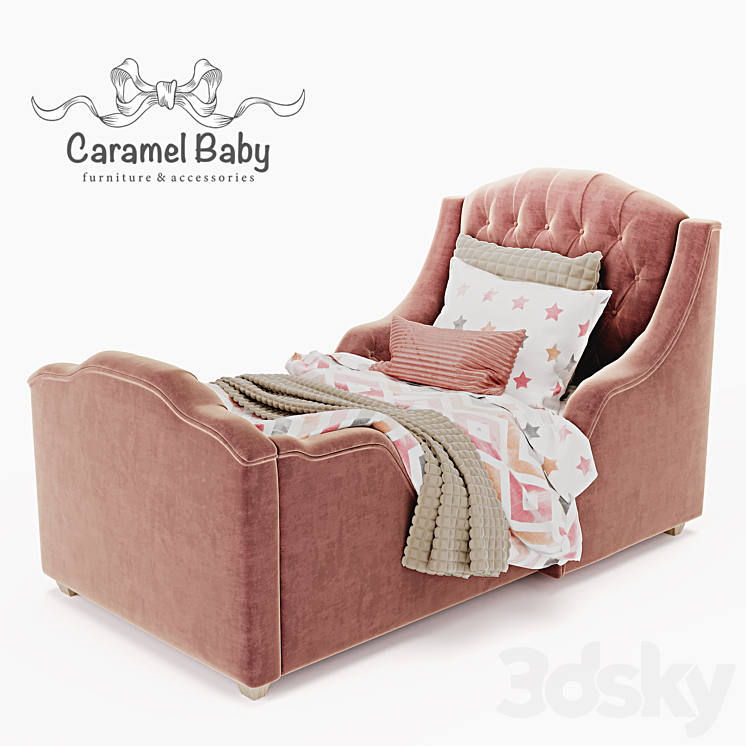 Caramelbaby_ bed Bunny 3DS Max - thumbnail 1