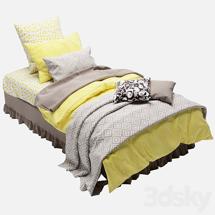 Children Bed 3DS Max - thumbnail 1