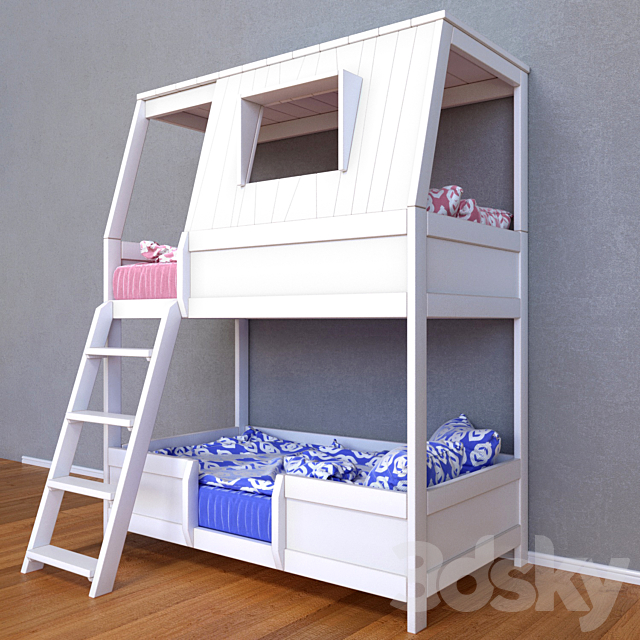 ChildrenBed-29 3DS Max Model - thumbnail 2