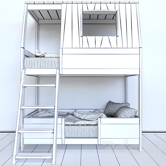 ChildrenBed-29 3DS Max Model - thumbnail 3