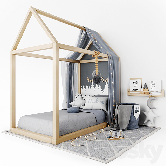 children’s bed 3DSMax File - thumbnail 1